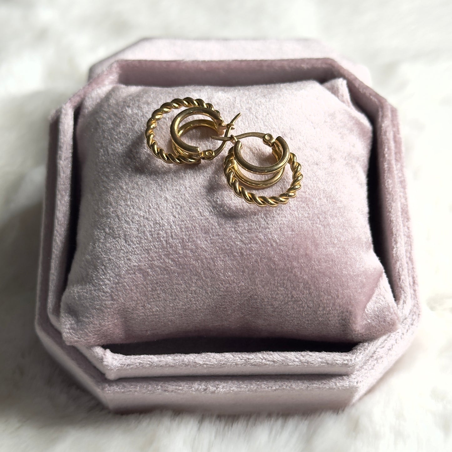Triple Hoop Earrings