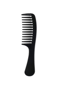 Black Medium Sized Wide Tooth Hair Comb