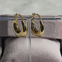 Chunky Hoop Earrings