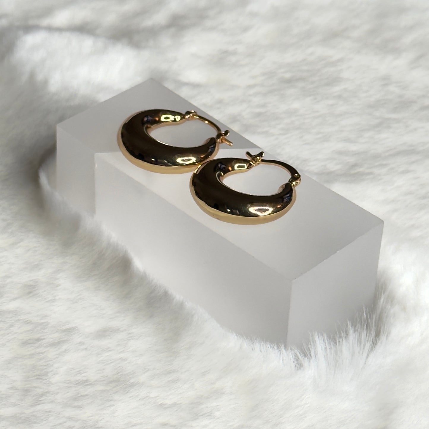 Chunky Hoop Earrings