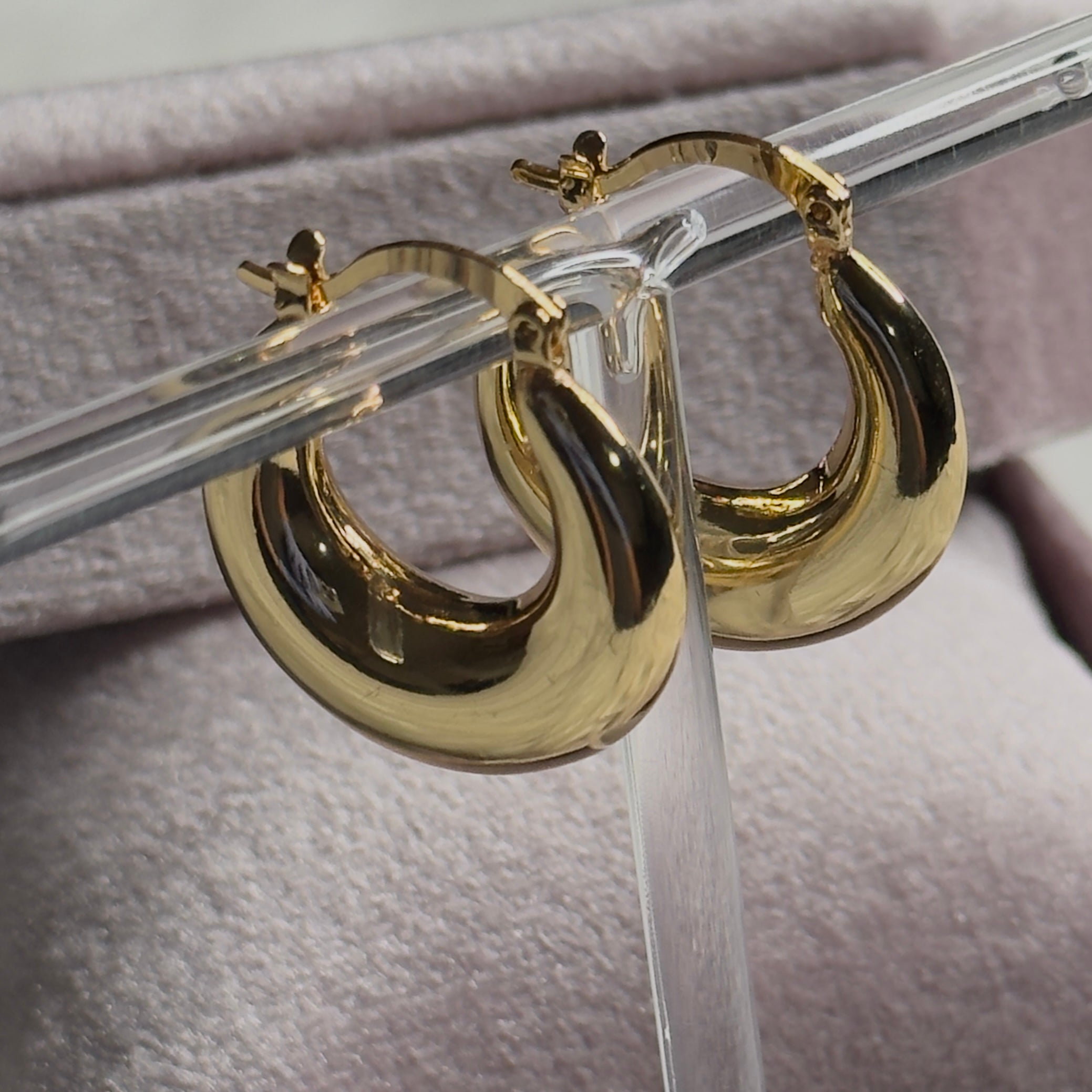 Chunky Hoop Earrings
