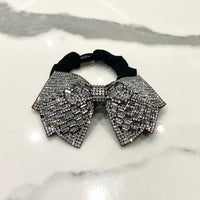 Handmade Rhinestone Bow Scrunchy 2