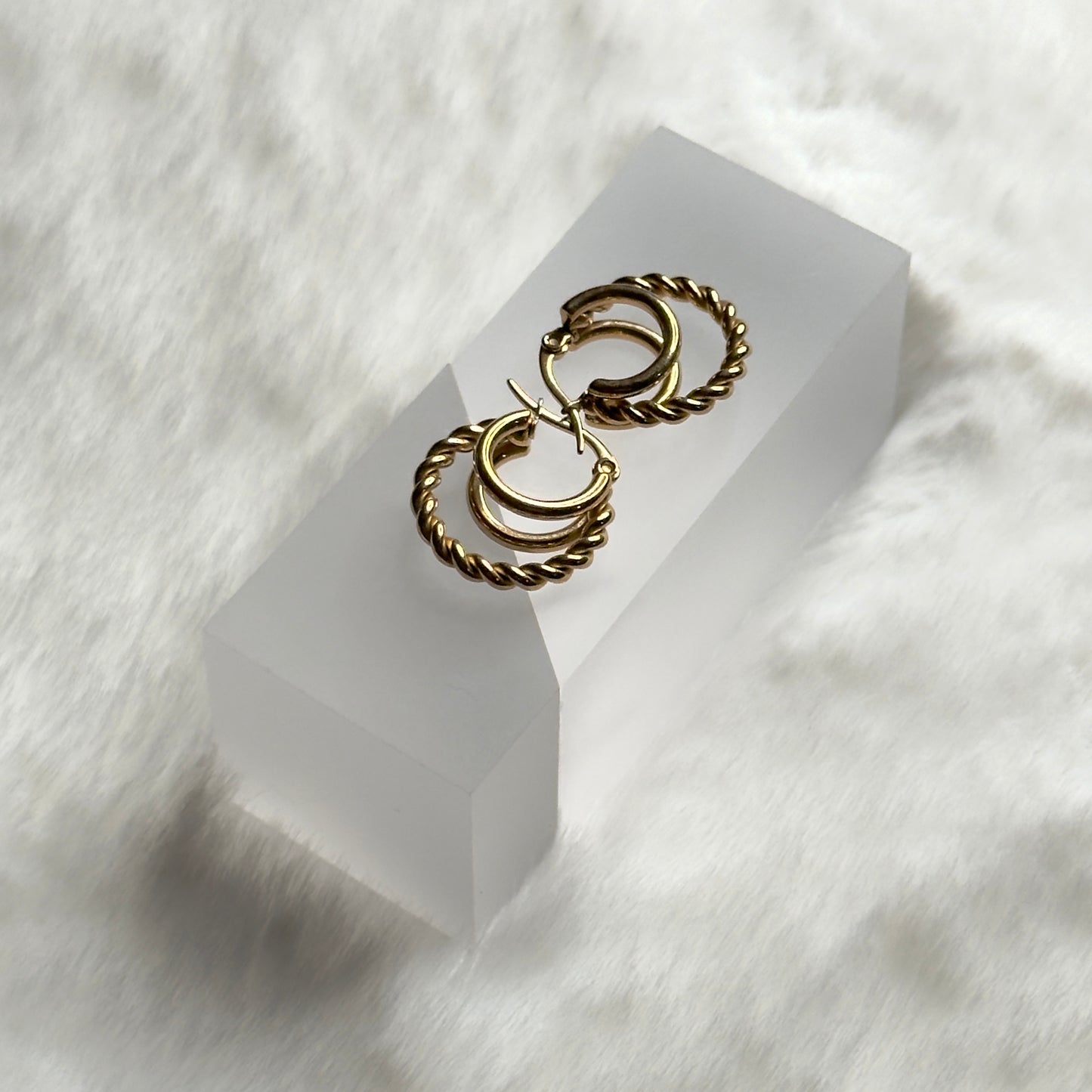 Triple Hoop Earrings
