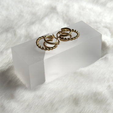 Triple Hoop Earrings