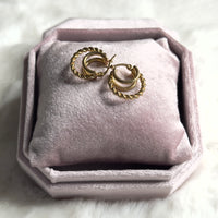 Triple Hoop Earrings