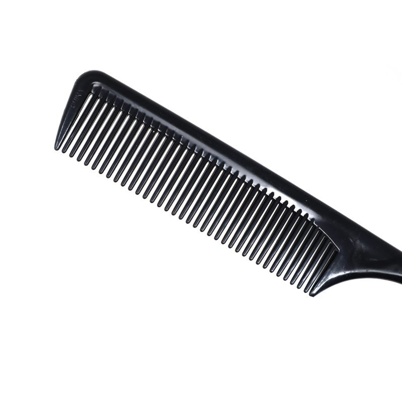 Jumbo Rat Tail Comb Black Top