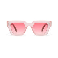 Pink-Blue-Green Full Square Sunglasses + Gold Details & Marble Design 2