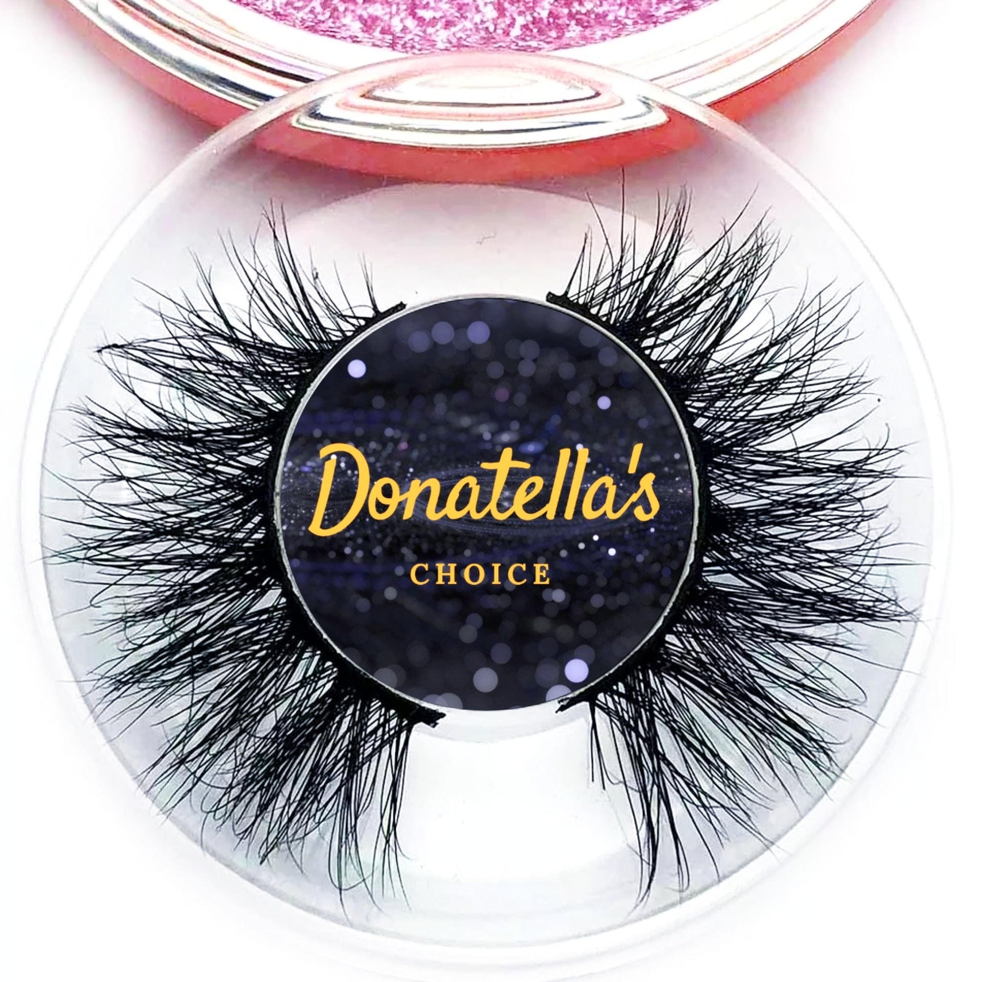 3D Mink Eyelash Strips. Donatella’s Choice. Reusable Eyelashes. Style #3. 25 mm eyelash strip. Wispy