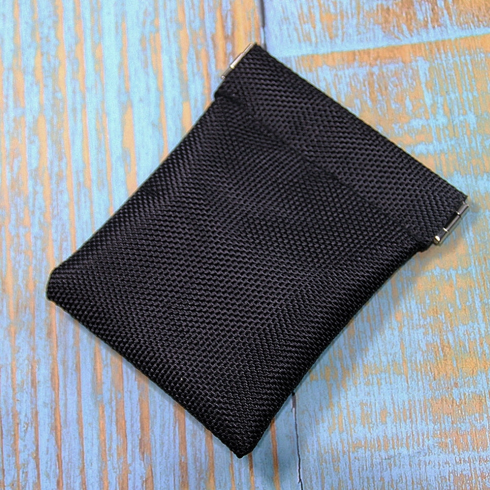 Black Pop Open Coin Purse