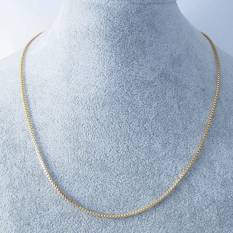 Small Gold Plated Box Chain