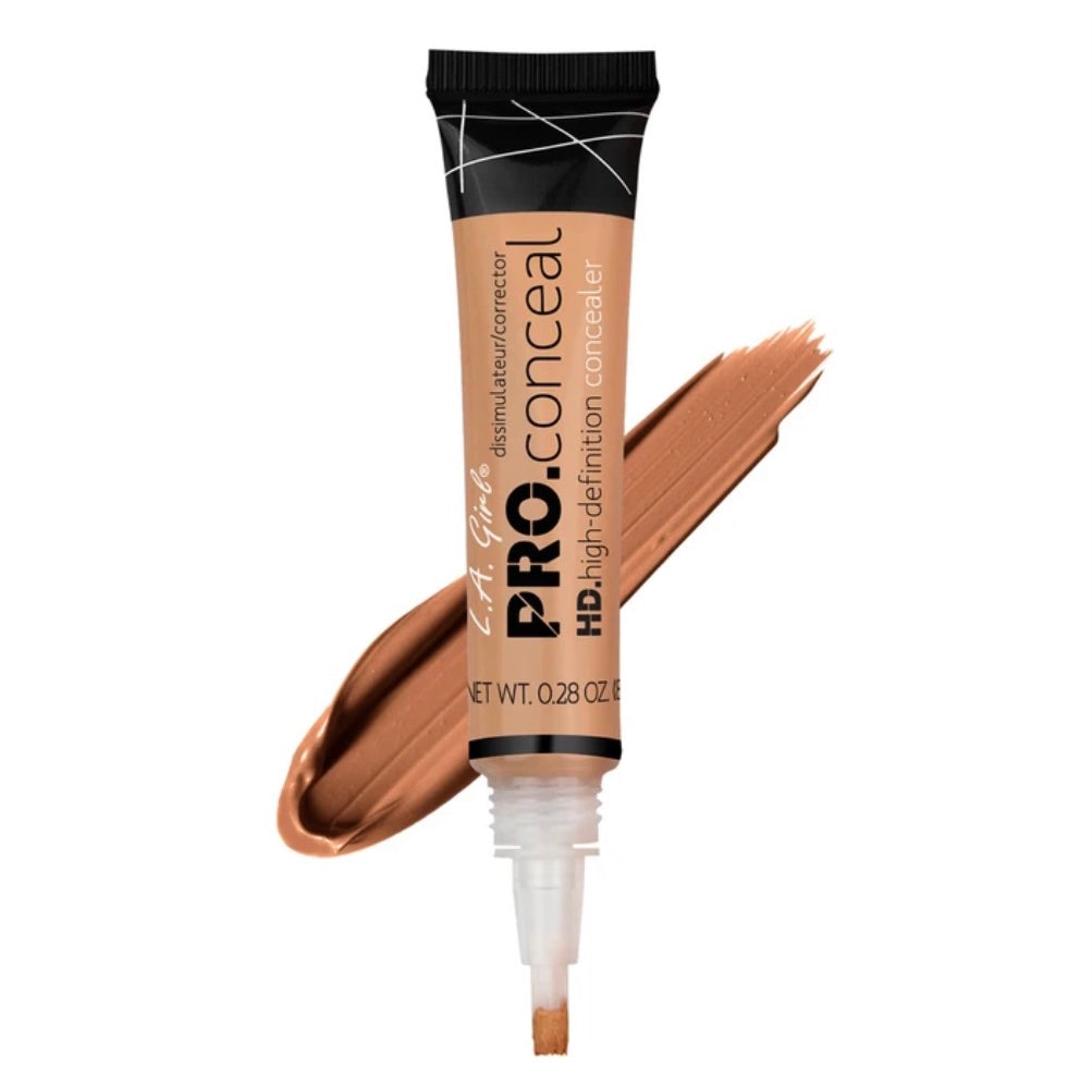 L.A Girl Pro. Conceal. HD high-definition conceal in the shade, Warm Honey. Light brown shade.