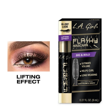 L.A Girl Flashy (GMS649) Big and Bold Mascara. Black with gold cover.