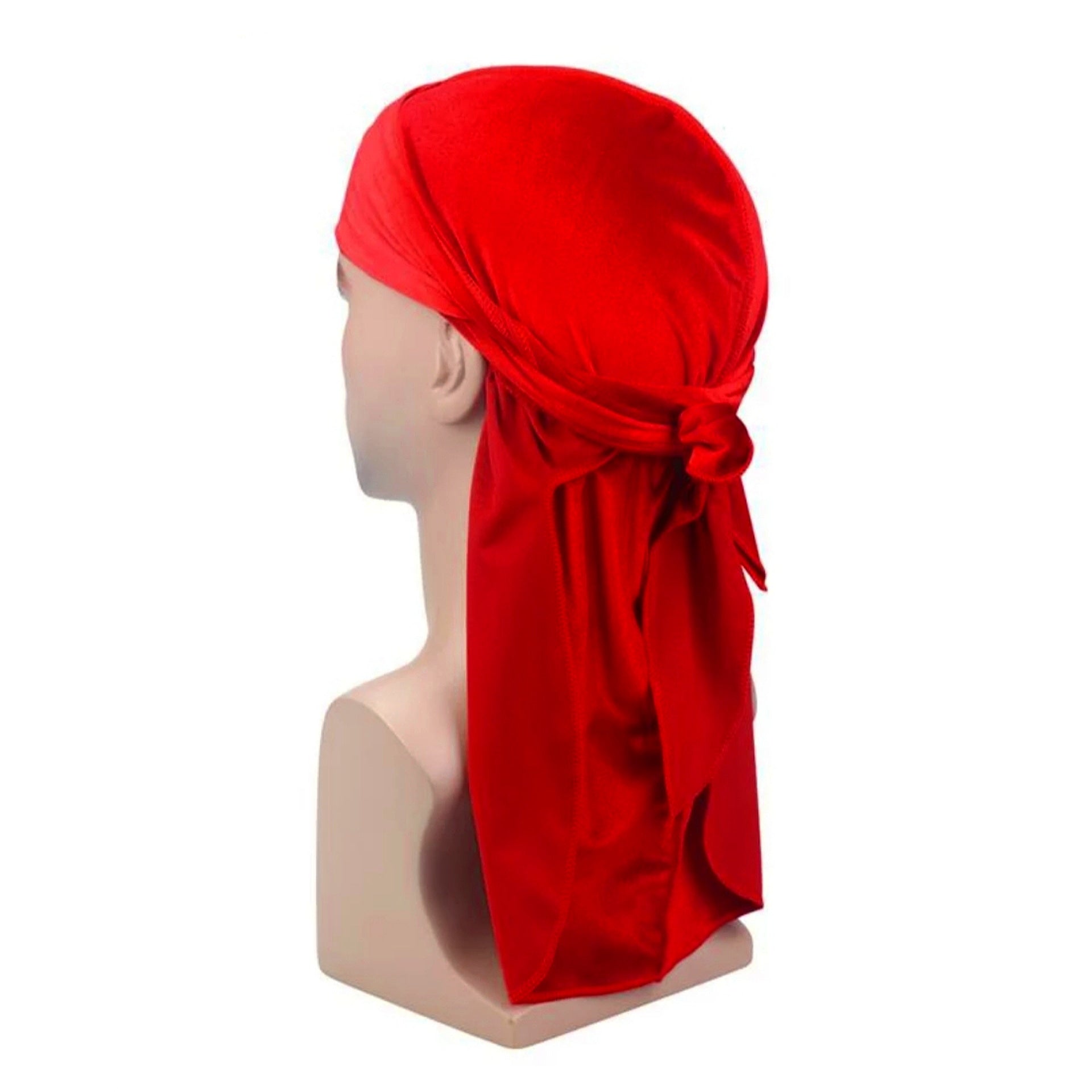 Red Velour Durag