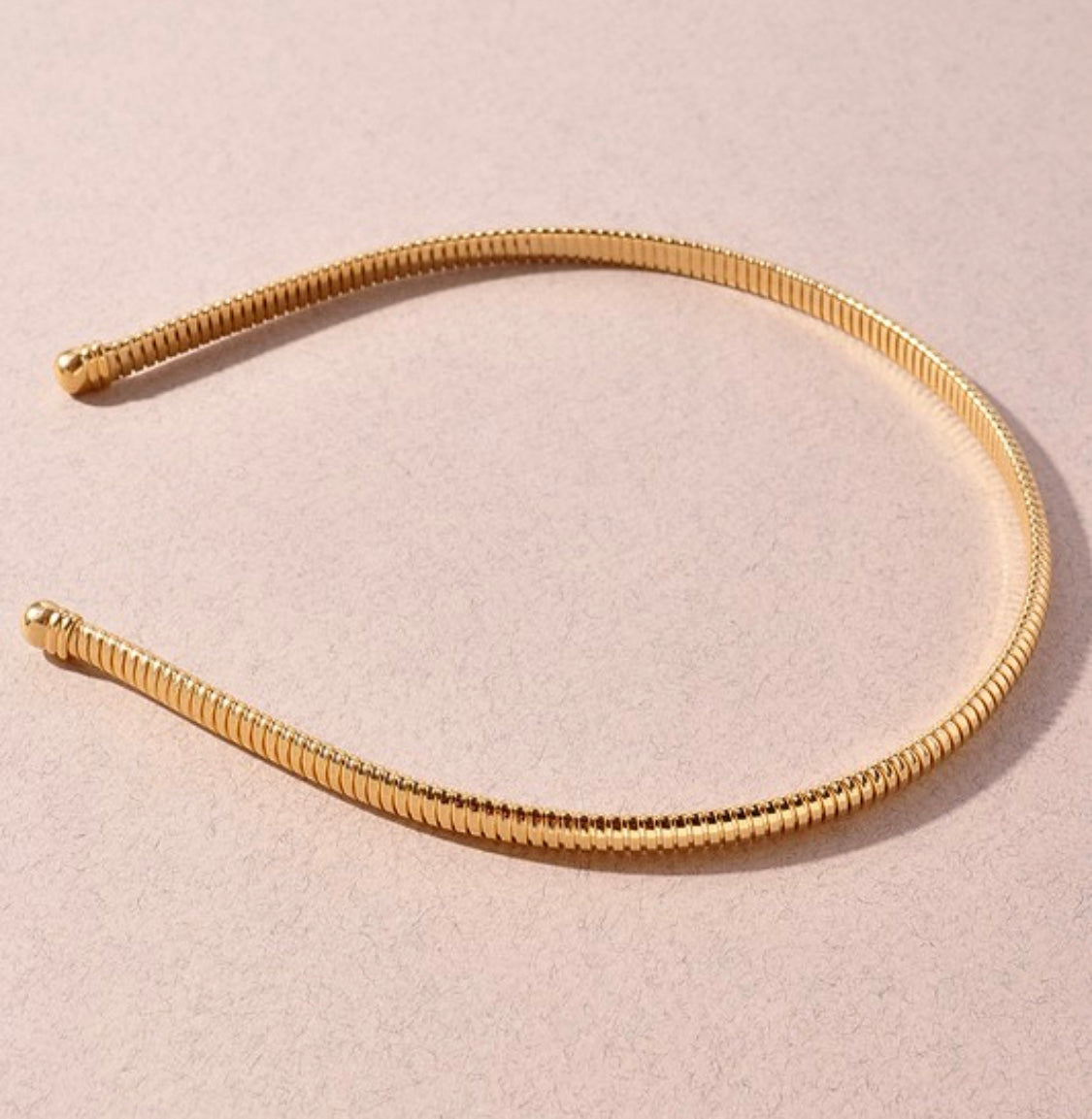 Gold Detail Headband Side