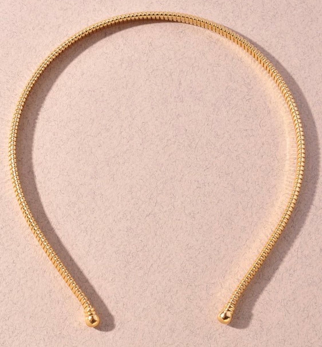 Gold Detail Headband Flat